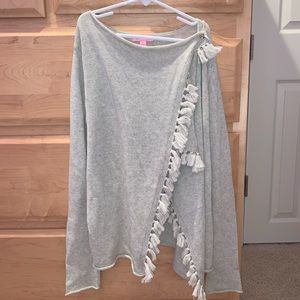 Lilly Pulitzer Girl’s XL Button Up Beige Cardigan